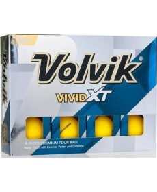 М'ячі для гольфу Volvik Vivid XT 12 шт, жовті