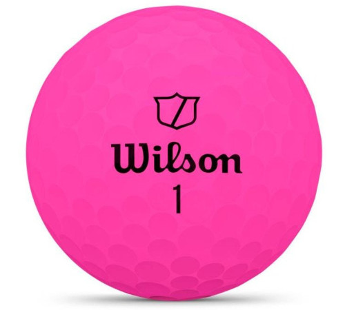 М'ячі для гольфу Wilson Duo Soft 2025 12 шт, рожеві М'ячі для гольфу Wilson Duo Soft 2025 12 шт, рожеві
