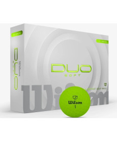 М'ячі для гольфу Wilson Staff Duo Soft 2025 12 шт, зелені
