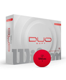 М'ячі для гольфу Wilson Staff Duo Soft 2025 12 шт, червоні