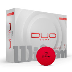 М'ячі для гольфу Wilson Staff Duo Soft 2025 12 шт, червоні