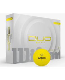 М'ячі для гольфу Wilson Staff Duo Soft 2025 12 шт, жовті