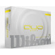 М'ячі для гольфу Wilson Duo Soft 2025 12 шт, жовті