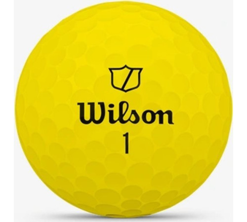 М'ячі для гольфу Wilson Duo Soft 2025 12 шт, жовті М'ячі для гольфу Wilson Duo Soft 2025 12 шт, жовті