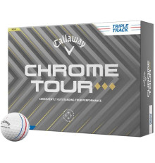 М'ячі для гольфу Callaway Chrome Tour Triple Diamond Track 2025 12 шт, білі