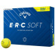 М'ячі для гольфу Callaway ERC Soft 2025 12 шт, жовті