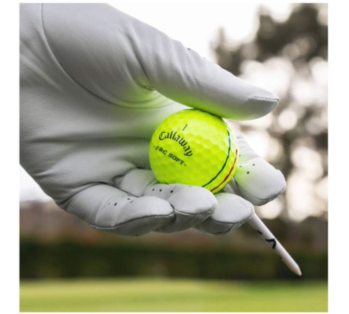 М'ячі для гольфу Callaway ERC Soft 2025 12 шт, жовті М'ячі для гольфу Callaway ERC Soft 2025 12 шт, жовті