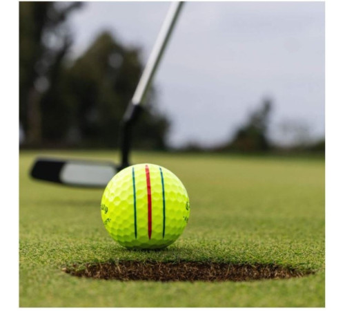 М'ячі для гольфу Callaway ERC Soft 2025 12 шт, жовті М'ячі для гольфу Callaway ERC Soft 2025 12 шт, жовті
