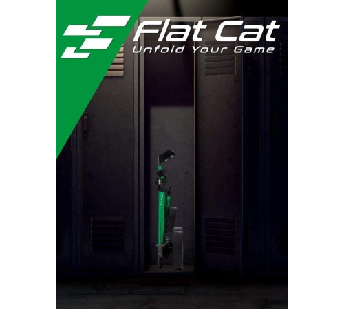 Гольф-кар Flat Cat Tigerline Elektryk, зелений