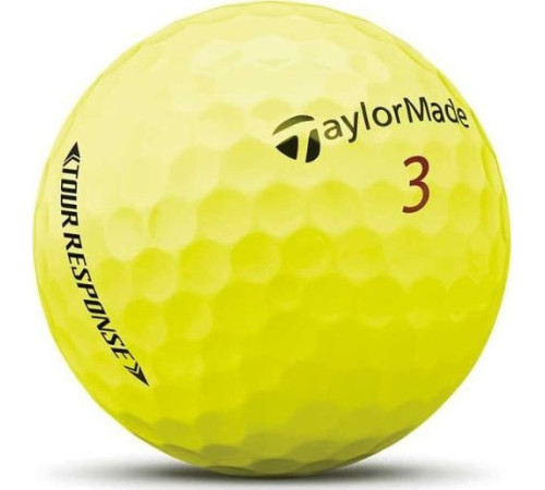 М'ячі для гольфу Taylor Made Tour Response 12 шт, жовті М'ячі для гольфу Taylor Made Tour Response 12 шт, жовті