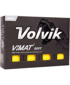 М'ячі для гольфу Volvik Vimat Soft 12 шт, жовті