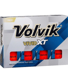 М'ячі для гольфу Volvik Vivid XT 12 шт, помаранчеві