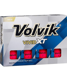 М'ячі для гольфу Volvik Vivid XT 12 шт, рожеві