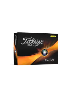 М'ячі для гольфу Titleist Pro V1 12 шт, жовті