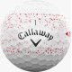 М'ячі для гольфу Callaway Supersoft Splatter 360, 2025 12, біло-червоні