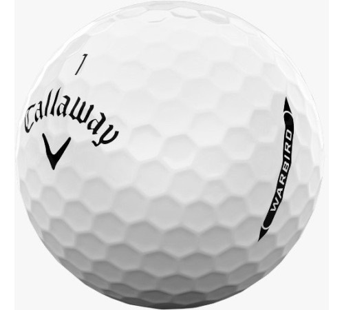 М'ячі для гольфу Callaway Warbird 12 шт, білі М'ячі для гольфу Callaway Warbird 12 шт, білі