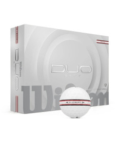 М'ячі для гольфу Wilson Staff Duo Soft 2025 TRK360 12 шт, білі