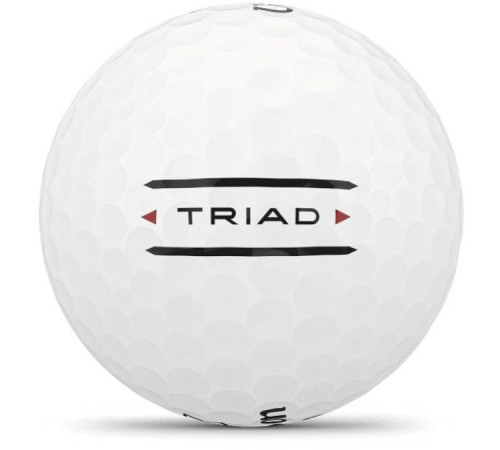 М'ячі для гольфу Wilson TRIAD 12 шт, білі М'ячі для гольфу Wilson TRIAD 12 шт, білі