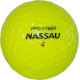 М'ячі для гольфу Nassau Pro Cyber 12 шт, жовті