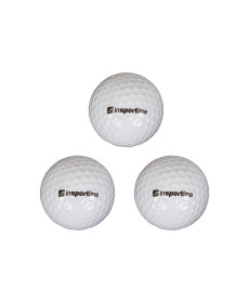 М'ячі для гольфу inSPORTline Peloter 3 шт, білі