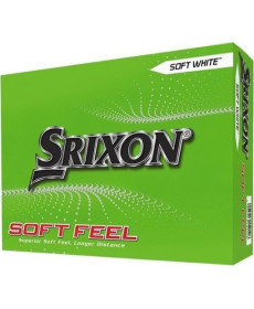 М'ячі для гольфу Srixon Soft Feel 12 шт, білі