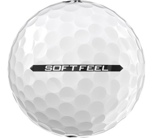 М'ячі для гольфу Srixon Soft Feel 12 шт, білі М'ячі для гольфу Srixon Soft Feel 12 шт, білі