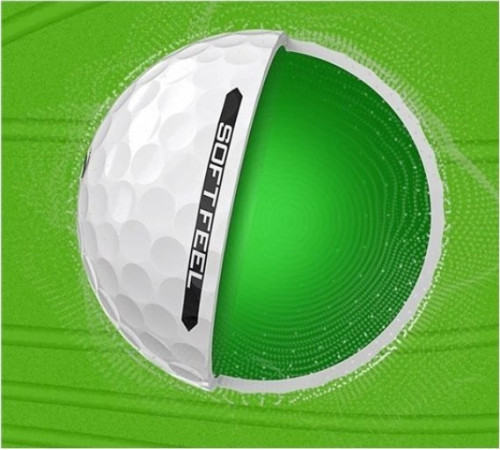 М'ячі для гольфу Srixon Soft Feel 12 шт, білі М'ячі для гольфу Srixon Soft Feel 12 шт, білі