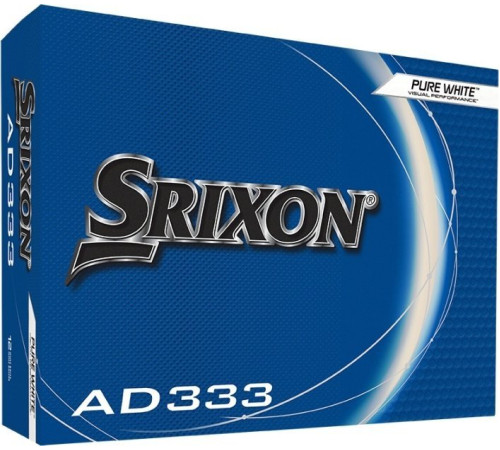 М'ячі для гольфу Srixon AD333 12 шт, білі М'ячі для гольфу Srixon AD333 12 шт, білі