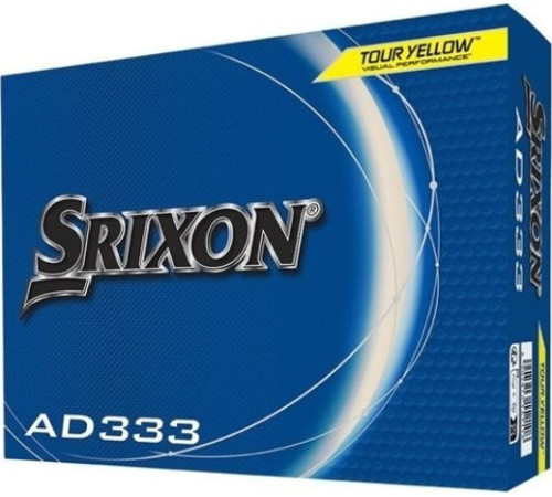 М'ячі для гольфу Srixon AD333 12 шт, жовті М'ячі для гольфу Srixon AD333 12 шт, жовті