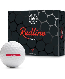 М'ячі для гольфу Redline 59 Tour 12 шт, білі