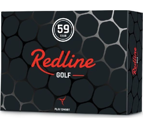 М'ячі для гольфу Redline 59 Tour 12 шт, білі М'ячі для гольфу Redline 59 Tour 12 шт, білі