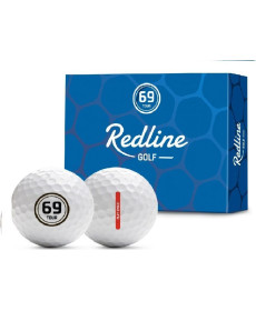 М'ячі для гольфу Redline 69 Tour 12 шт, білі