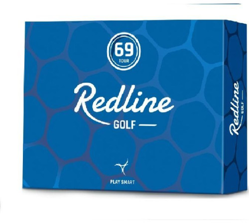 М'ячі для гольфу Redline 69 Tour 12 шт, білі М'ячі для гольфу Redline 69 Tour 12 шт, білі