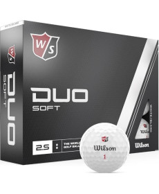 М'ячі для гольфу Wilson Staff Duo Soft 12 шт, білі