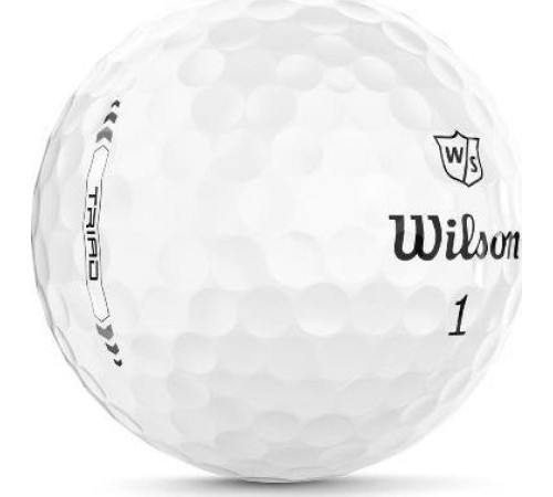 М'ячі для гольфу Wilson Staff TRIAD 12 шт, білі М'ячі для гольфу Wilson Staff TRIAD 12 шт, білі