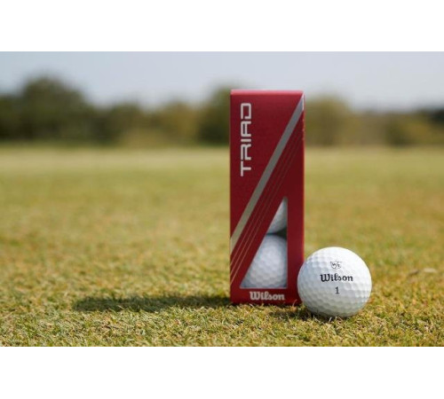 М'ячі для гольфу Wilson Staff TRIAD 12 шт, білі М'ячі для гольфу Wilson Staff TRIAD 12 шт, білі