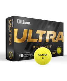 М'ячі для гольфу Wilson ULTRA Distance 2023 15 шт, жовті
