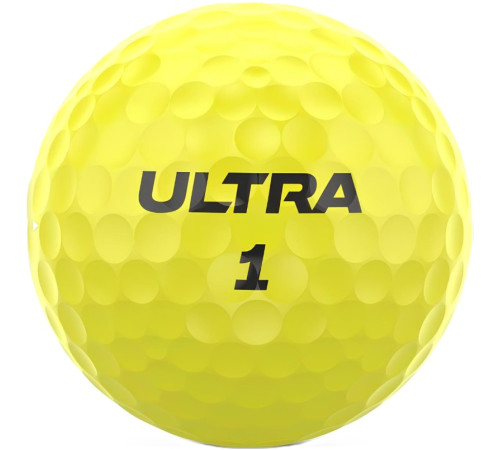М'ячі для гольфу Wilson ULTRA Distance 15 шт, жовті М'ячі для гольфу Wilson ULTRA Distance 15 шт, жовті