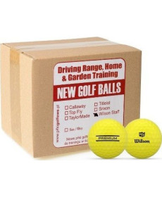 М'ячі для гольфу Wilson Staff 48 шт, жовті