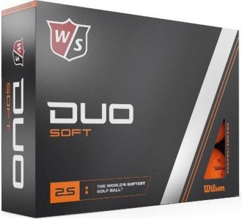М'ячі для гольфу Wilson Staff Duo Soft 12 шт, помаранчеві М'ячі для гольфу Wilson Staff Duo Soft 12 шт, помаранчеві
