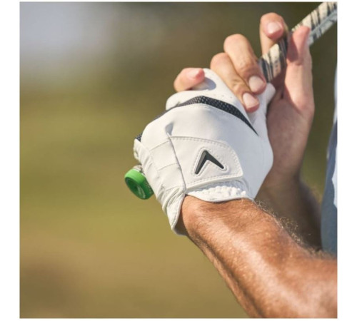 Рукавички для гольфу Callaway Weather Spann MLH р. S 2 шт, біло-чорні