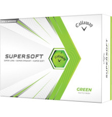 М'ячі для гольфу Callaway Supersoft 12 шт, зелені