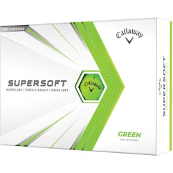 М'ячі для гольфу Callaway Supersoft 12 шт, зелені