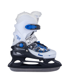 Дитячі ковзани WORKER Izaky Pro – з хутром - L - 38-41 р - білий