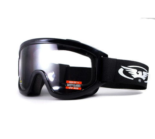 Окуляри лижні Global Vision Wind-Shield Anti-Fog, прозорі Окуляри лижні Global Vision Wind-Shield Anti-Fog, прозорі