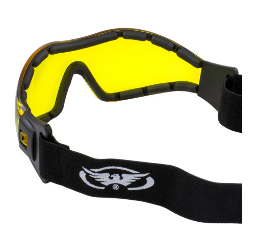 Окуляри захисні з ущільнювачем Global Vision Z-33 (yellow) Anti-Fog, жовті Окуляри захисні з ущільнювачем Global Vision Z-33 (yellow) Anti-Fog, жовті