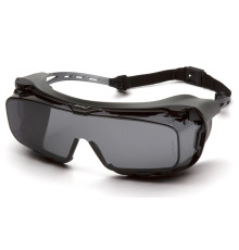 Окуляри захисні з ущільнювачем Pyramex Cappture-Plus Super Anti-Fog H2MAX, сірі
