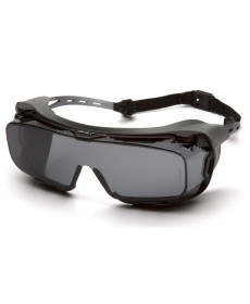 Окуляри захисні з ущільнювачем Pyramex Cappture-Plus Super Anti-Fog H2MAX, сірі