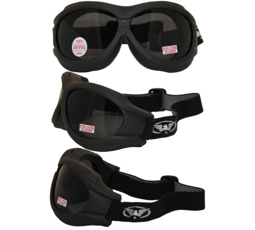 Окуляри захисні з ущільнювачем Global Vision Big Ben KIT Anti-Fog, 2 шт.