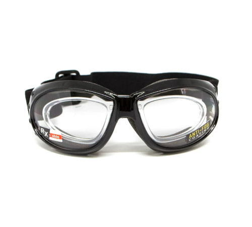 Окуляри захисні з ущільнювачем Global Vision Eliminator RX Anti-Fog, прозорі